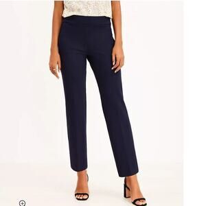 LOFT Navy Straight Leg Pants